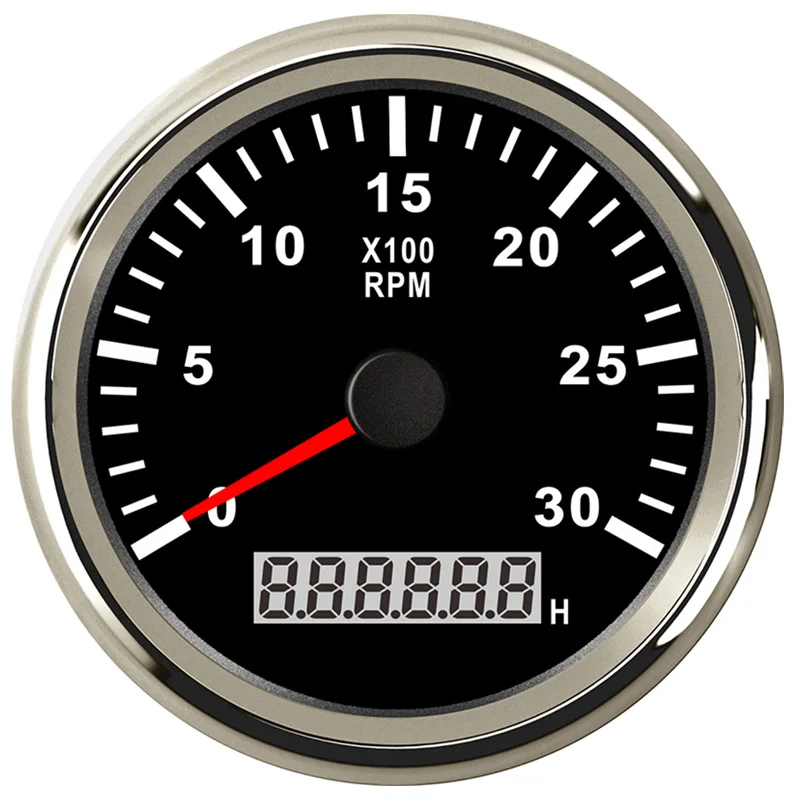 Высококачественные тахометры 0-3000 об/мин водонепроницаемые датчики Revolution 9-32 В