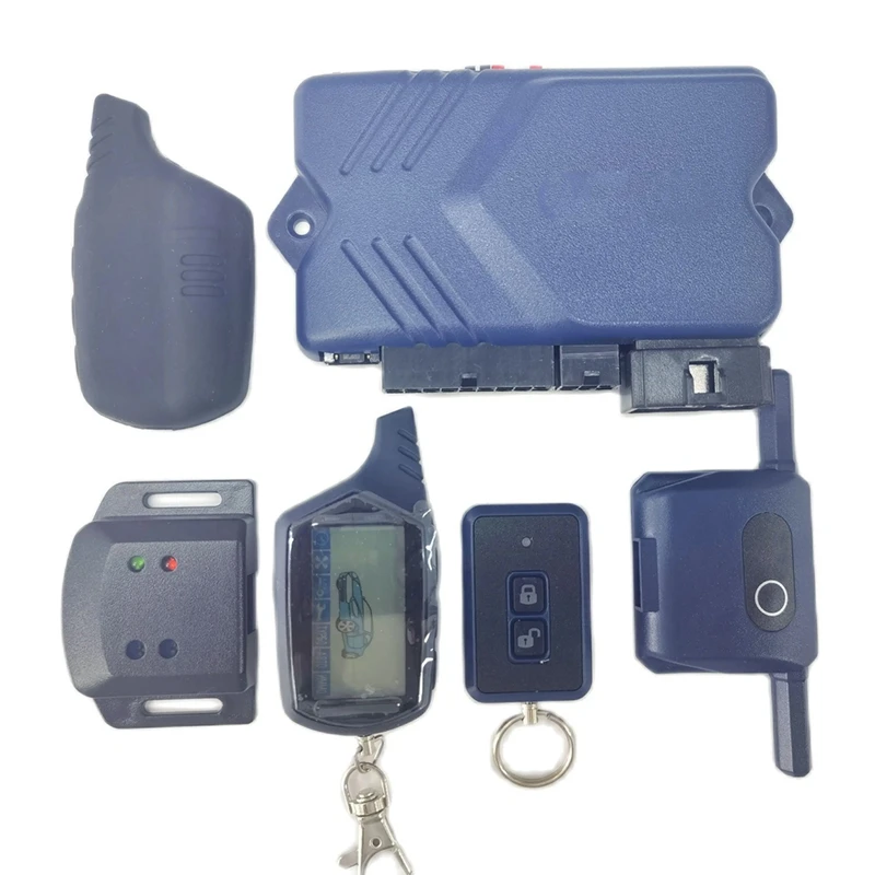 Автомобильная 2-сторонняя противоугонная сигнализация с ЖК-дисплеем A91 для