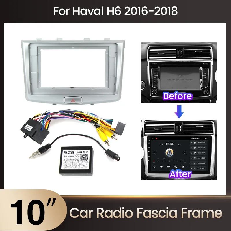 Адаптер рамы автомобиля для Great Wall Haval H6 2017 Android радио аудио панель Тепловой панели