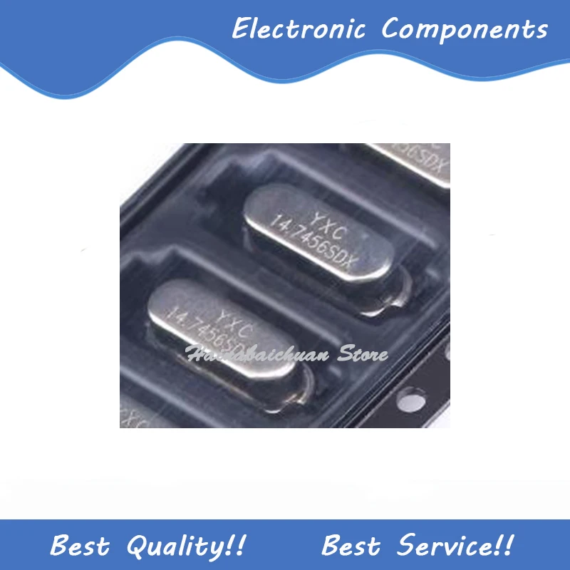 10 шт./партия, 14,7456 МГц фреза X49SM147456MSD2SC 20ppm 20PF SMD, новая и оригинальная фреза