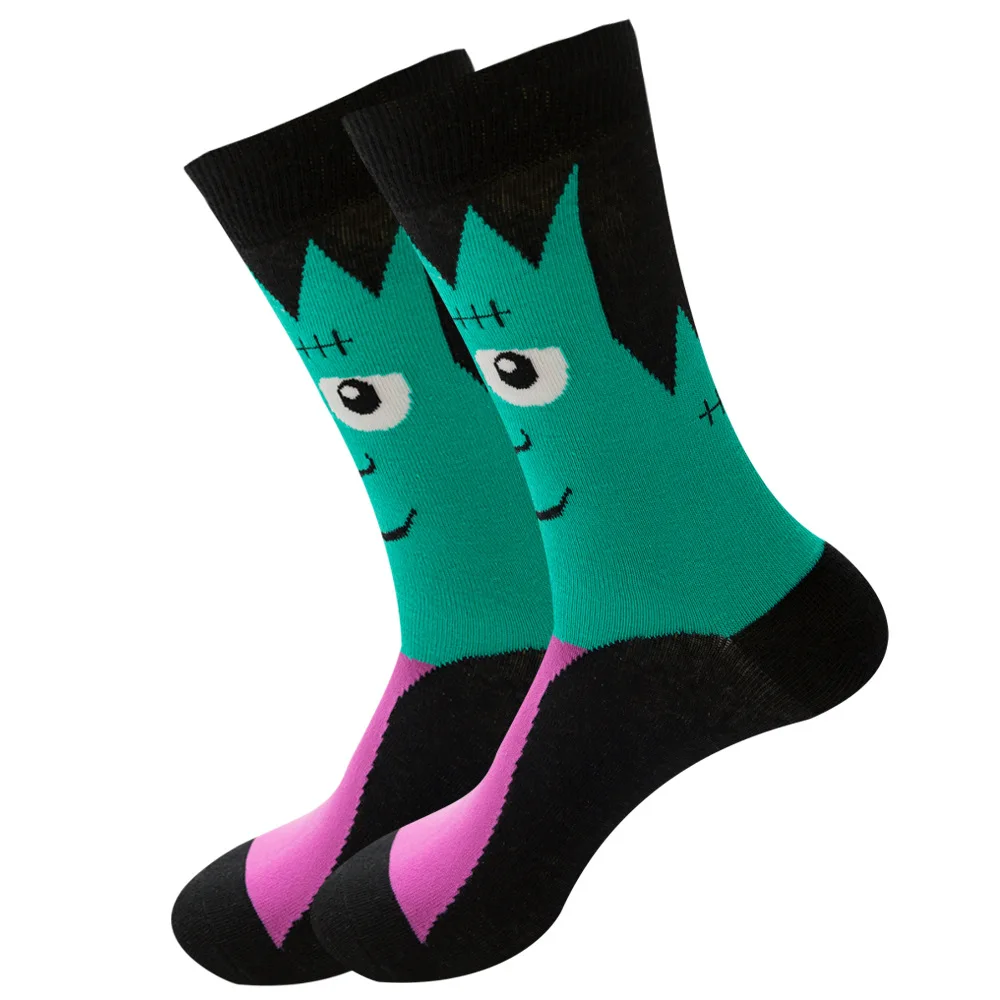1 пара осенне-зимние мужские носки для Хэллоуина | Мужская одежда