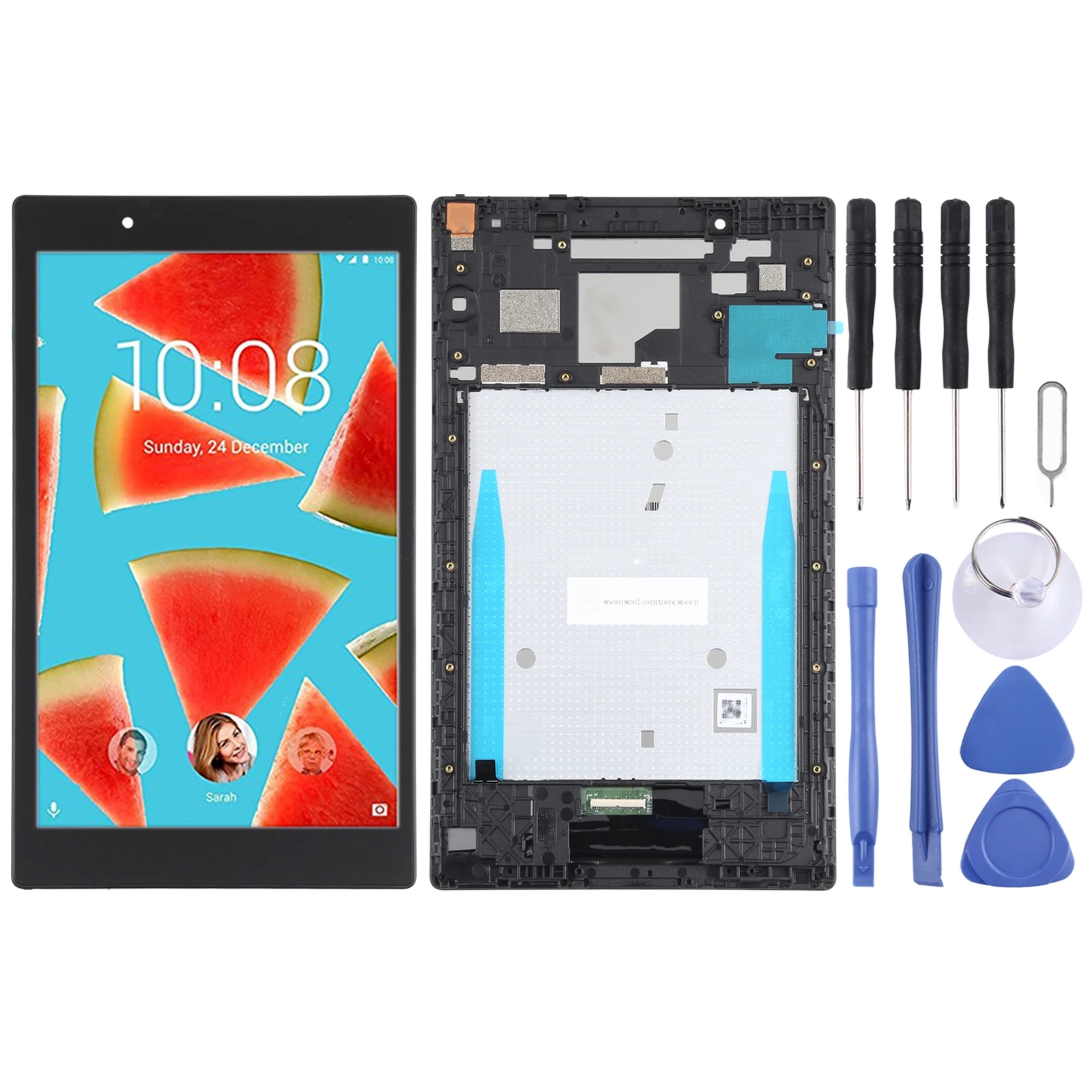 

LCD Display Screen and Digitizer Full Assembly with Frame for Lenovo Tab 4 (8 inch) TB-8504, TB-8504X, TB-8504F, TB-8504N