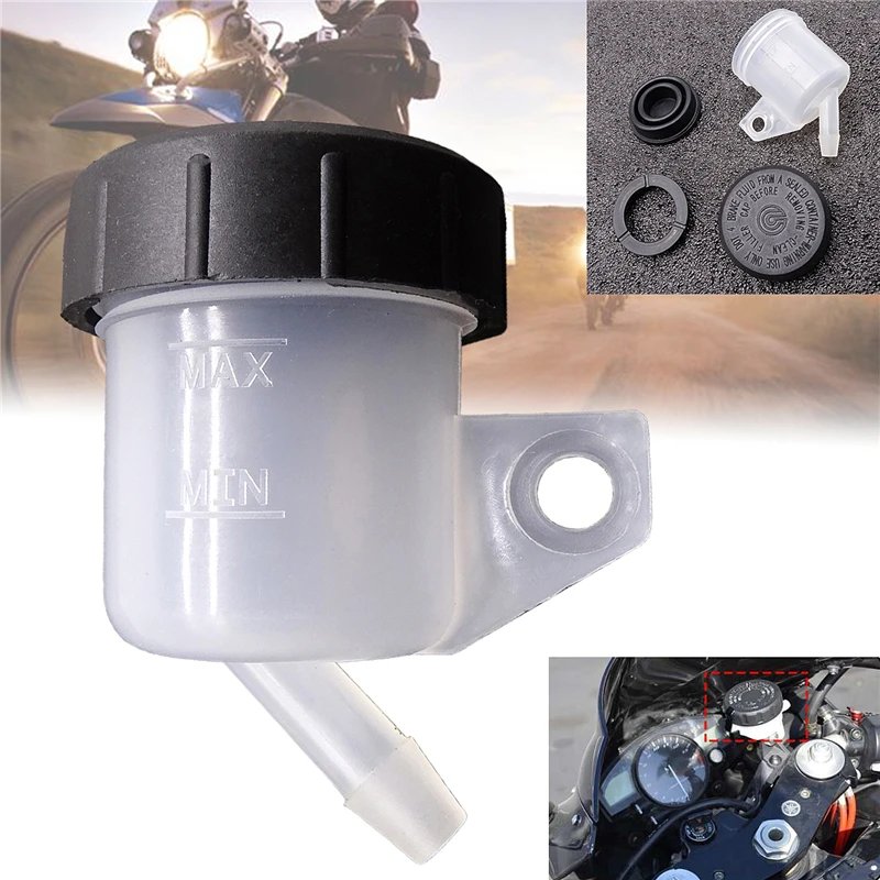 

1 Pcs Motorcycle Front Brake Fluid Oil Reservoir Tank Cup Clear For YAMAHA YZF R1 R6 2005-2016/ MT-01 2005-2012 Accessories