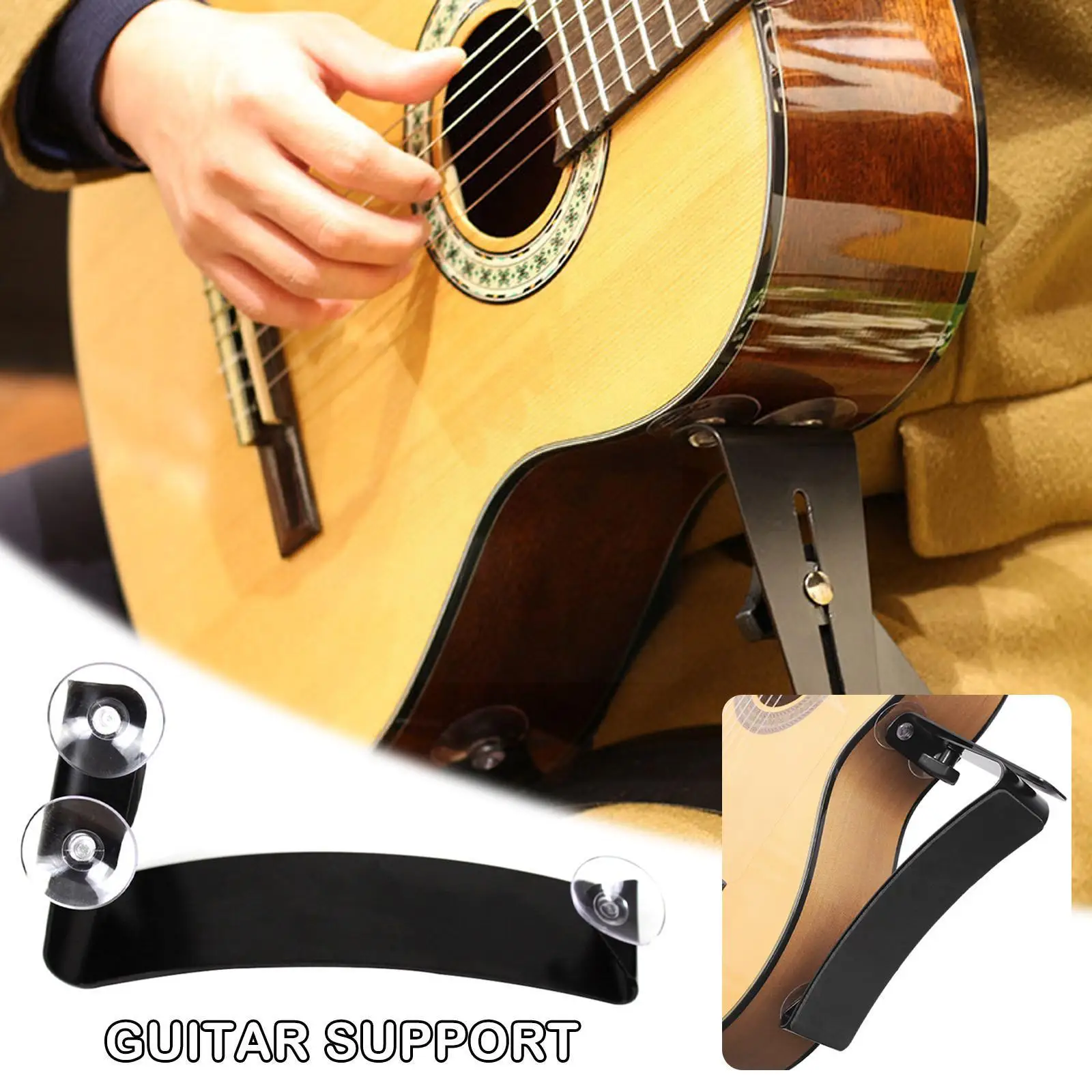 

Acoustic Guitar Footrest Classical Guitar Stand Classical Guitar Guitar Rope Backrest Acoustic Frame Support Accessory Cush I8c2