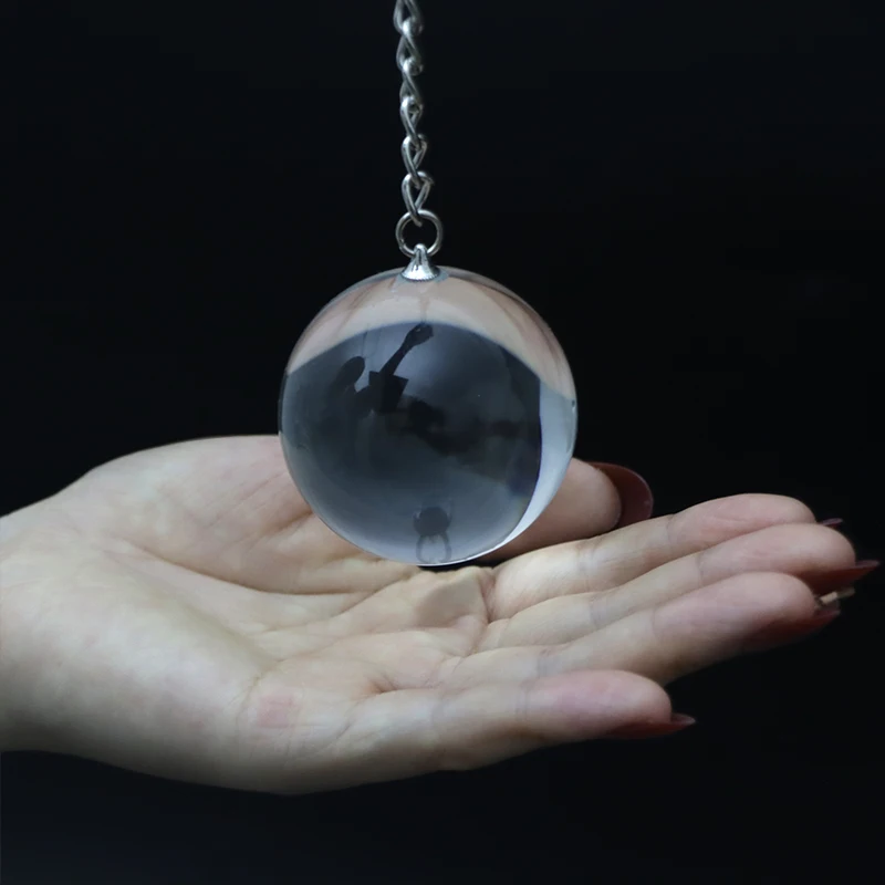 Большие Хрустальные шарики стимуляция точки G Анальная пробка 25-50 мм стеклянные