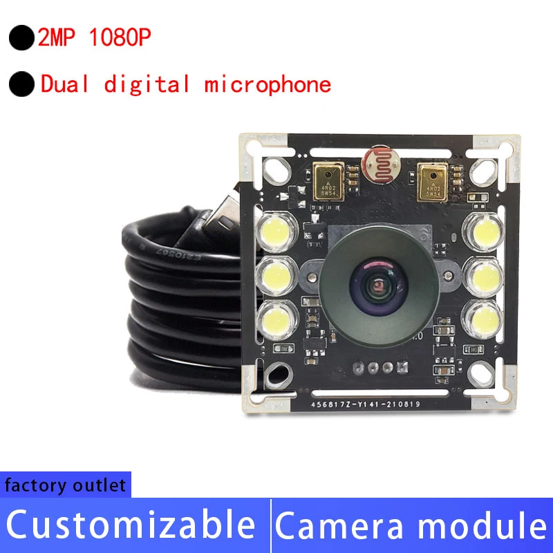 

2mp pikseli aparat cyfrowy HD 1080P noktowizor USB Camera szerokokątny moduł kamery
