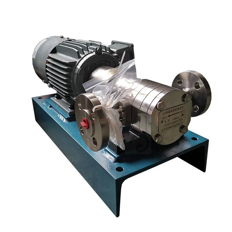 Corrosion resistant fluid Stainless steel gear metering pump