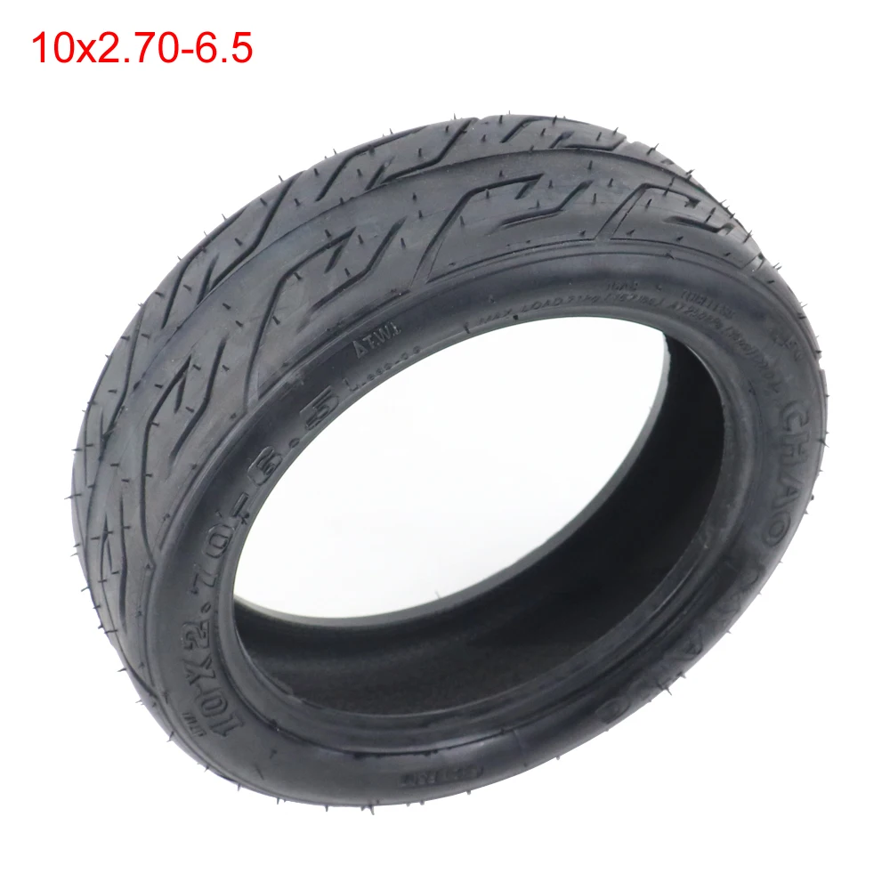 10x2.7-6.5 Vacuum Tire 10 Inch Explosion Proof Tire For Electric Scooter Tubeless 10 Inch Explosion-proof Tire For Electric Scoo