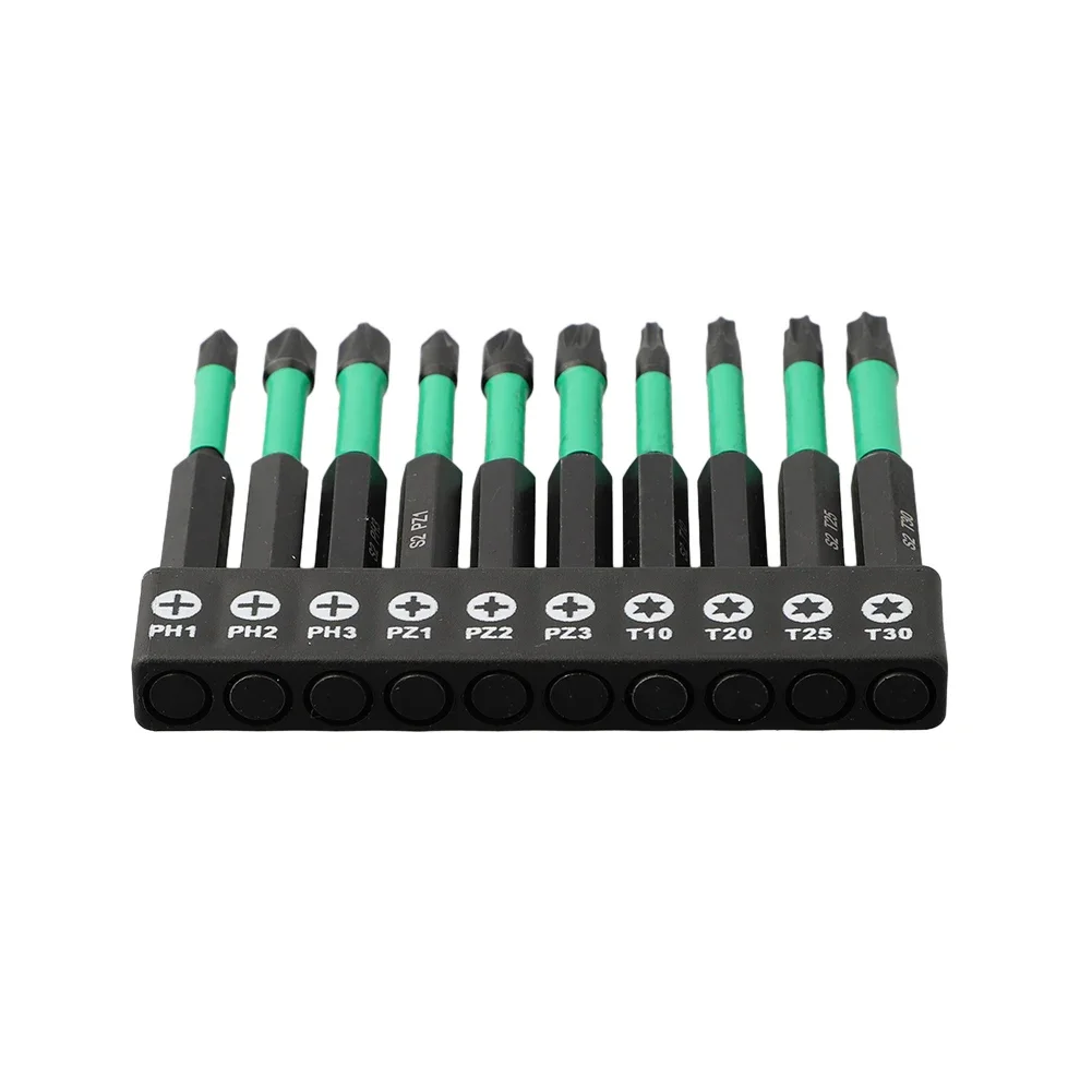 10 шт. нескользящая крестовая отвертка с твердостью 62HRC