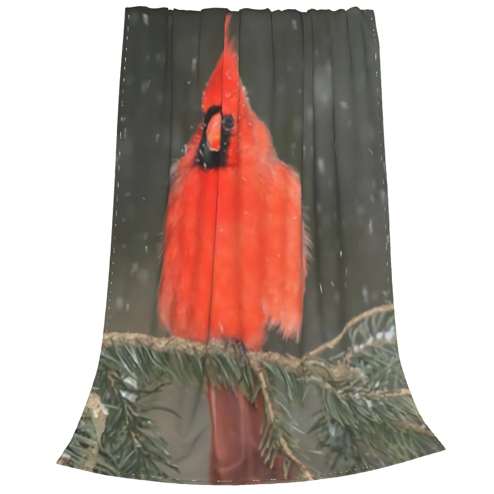 

Cardinal Bird Blanket Micro Fleece Blanket Comfortable Thermal Blankets Durable Pad Bed Cover Warm Sofa Cardinal Blanket