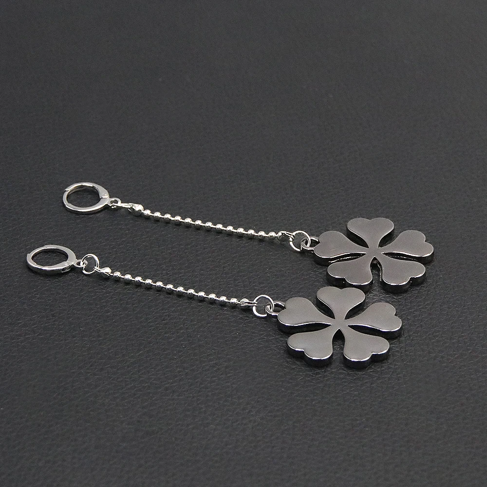 Аниме Semanggi Hitam Anting Yami Asta Yuno klip Telinga iingдо Panjang для женщин