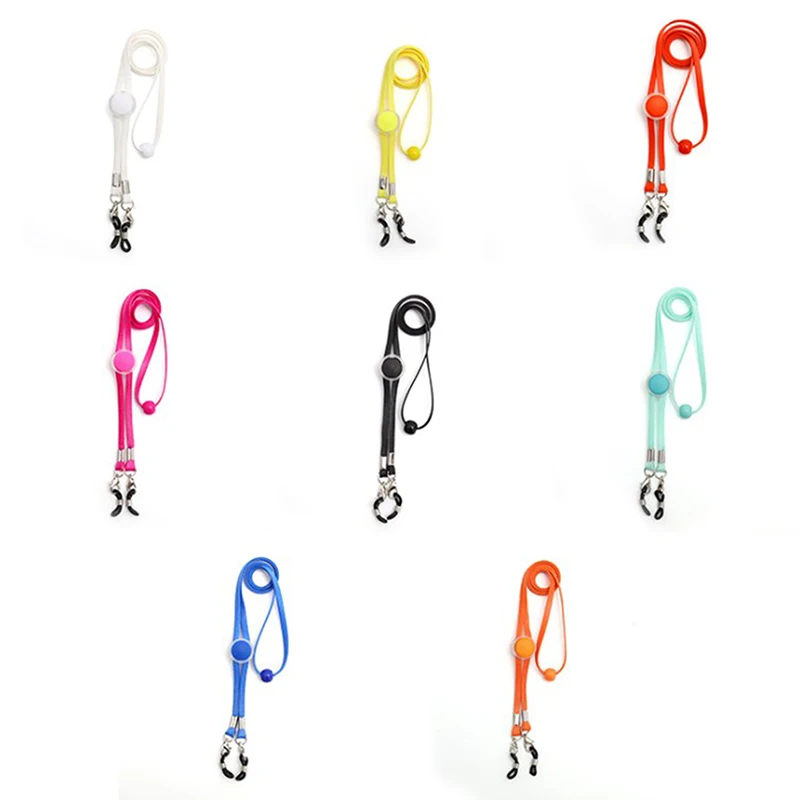

Adjustable Mask Hanging Rope Face Mask Lanyard Mask Holder Traceless Ear Hanging Rope Two Hooks Men Women Fashion Multi-colors