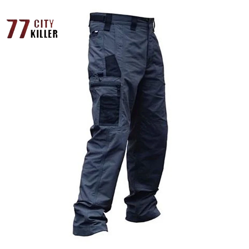 

Men's Military Tactical Pants Multi-pocket Wear-Resistant Overalls Men Secret Service Outdoor Rock Climbing Jogging Sports Pants