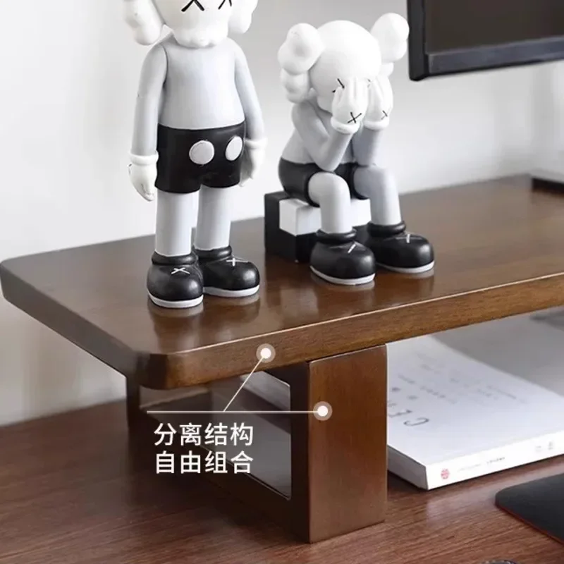 Подвеска из массива дерева для настольного компьютера с регулируемой высотой