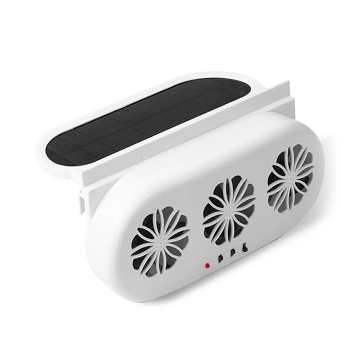 Автомобильный вытяжной вентилятор на солнечной энергии и USB-зарядка оконный