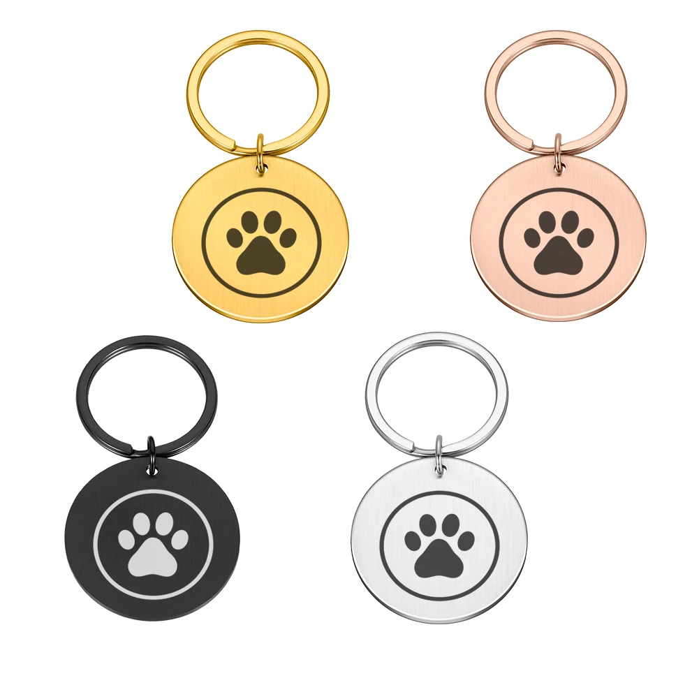 

Индивидуальная идентификационная бирка для собак с защитой от потери, индивидуальный рисунок на выбор, ошейник для собак, товары на заказ, а...