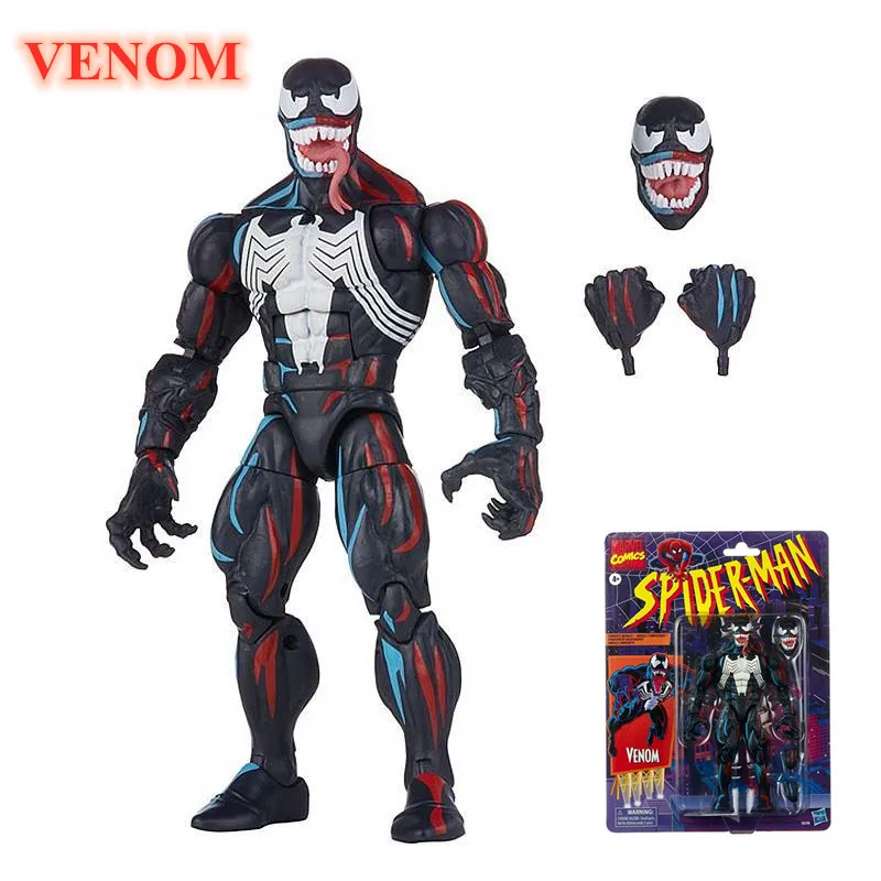 

Marvel Legends Series 6-Inch Venom Action Figure Spider-Man Anime Figures SDCC Limited Collection Model Toys for Children Gift