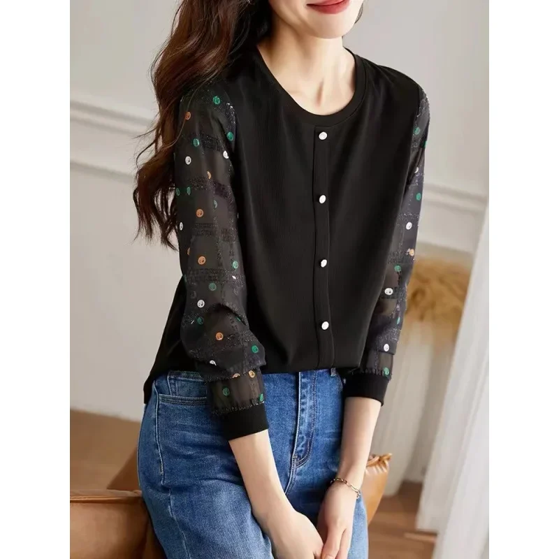 Красочный полосатый свитер с длинными рукавами женский осенне-зимний новый