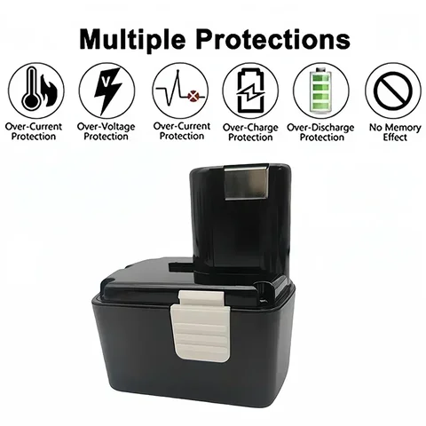 Оригинальная перезаряжаемая батарея KEPAH для Hitachi 14.4V 3000mAh