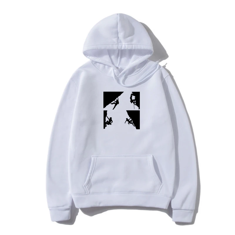 

Rock Climbinger Outerwear Climbers Hold Mountain Climb Sportser Hoody Solid Color Personality Outerwear Men Warm