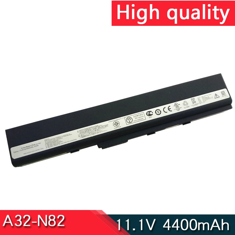 НОВЫЙ A32-N82 A42-N82 11 1/10 8 В 4400 мАч аккумулятор для ноутбука ASUS N82 серии N82JG N82JQ N82JV N82J N82E