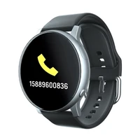 multi language waterproof bluetooth sports bracelet fitness heart rate detection round lcd display ips watch
