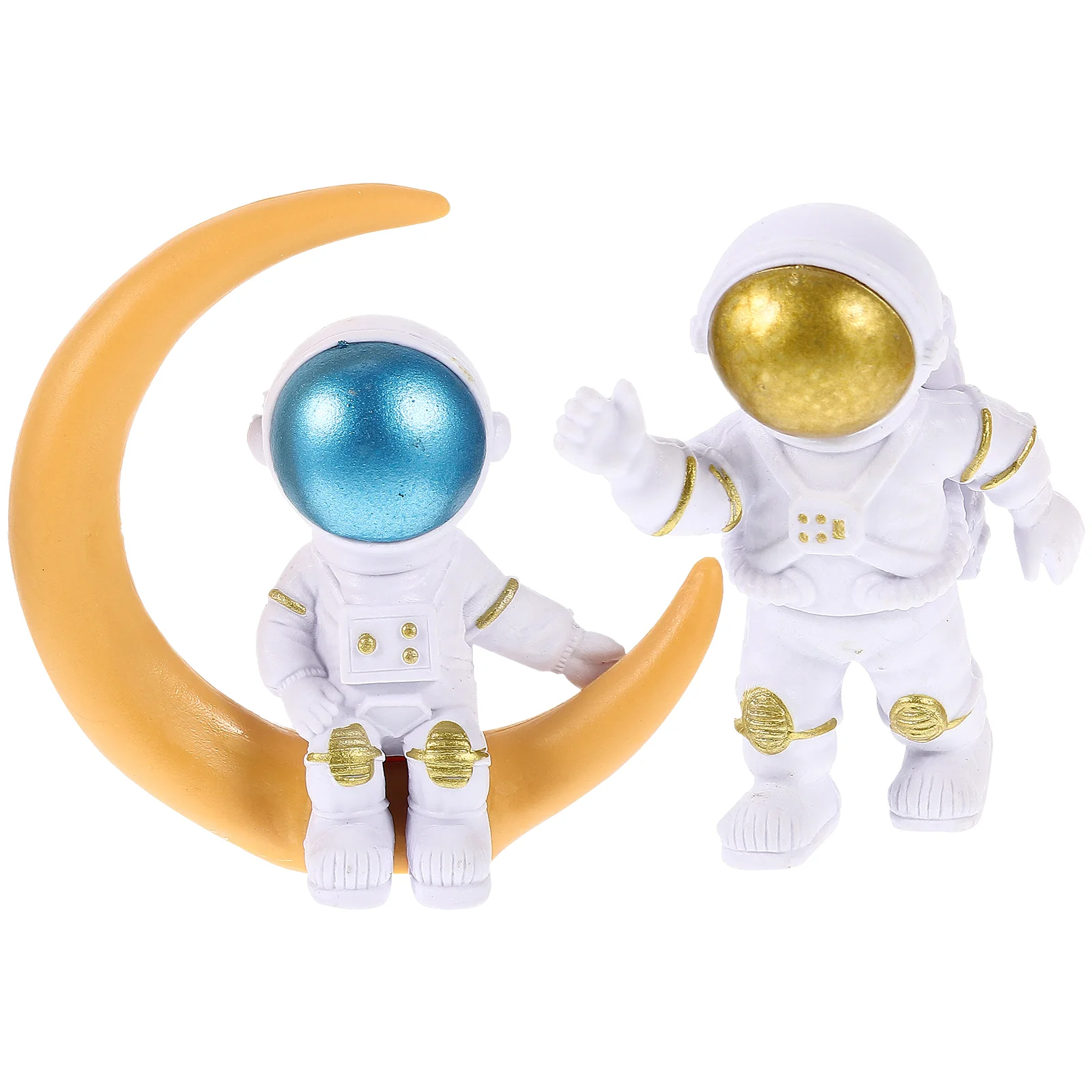 

Astronaut Spacemen Aquarium Spaceman Decor Ornament Fish Tank Decoration Moon Sculpture Model Ornaments Space Decors Desktop
