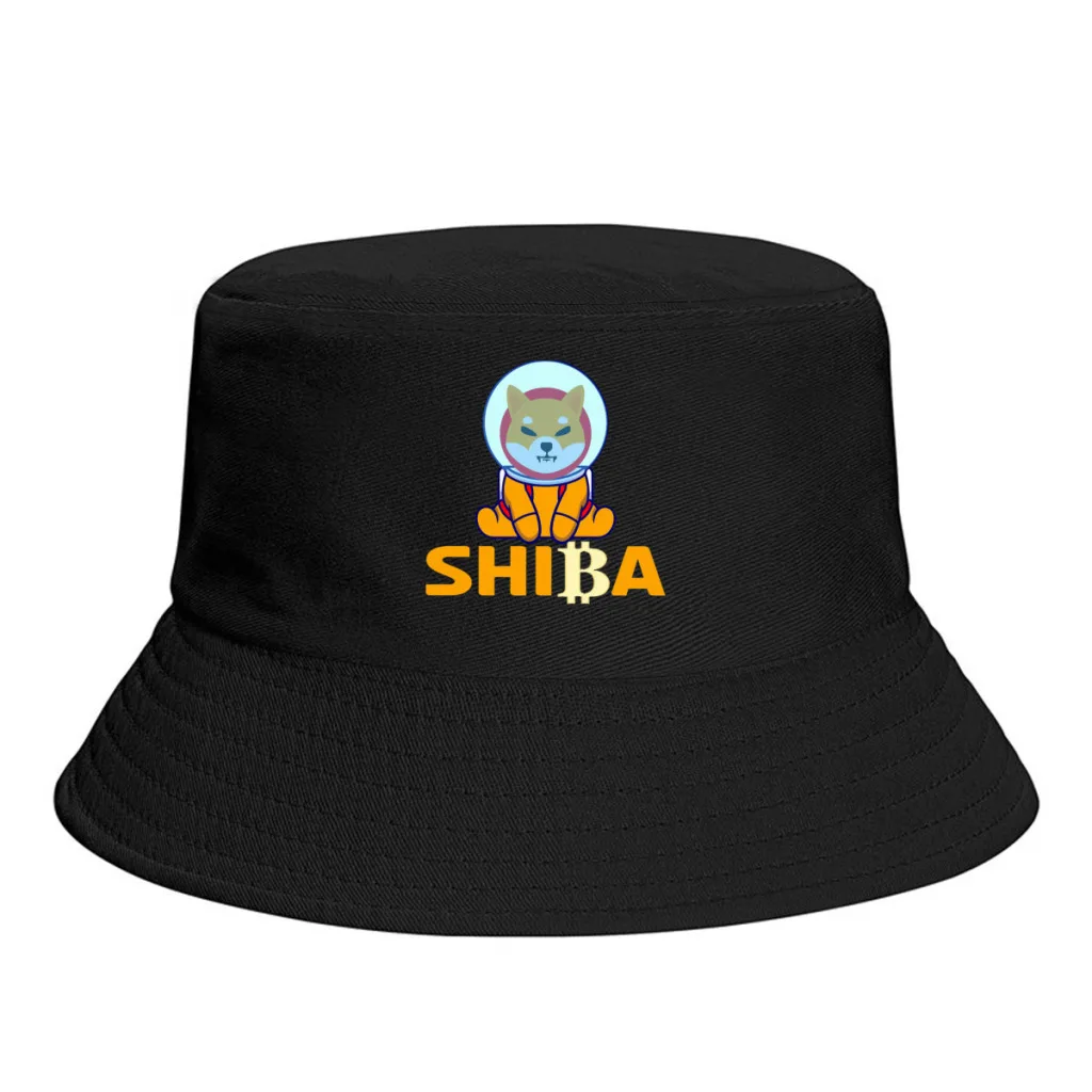 

Token Coin Hodler SHIB Coin Men Women Bucket Hat Camping Washable Thick Panama Cap Visor Sun Hats Fisherman Caps