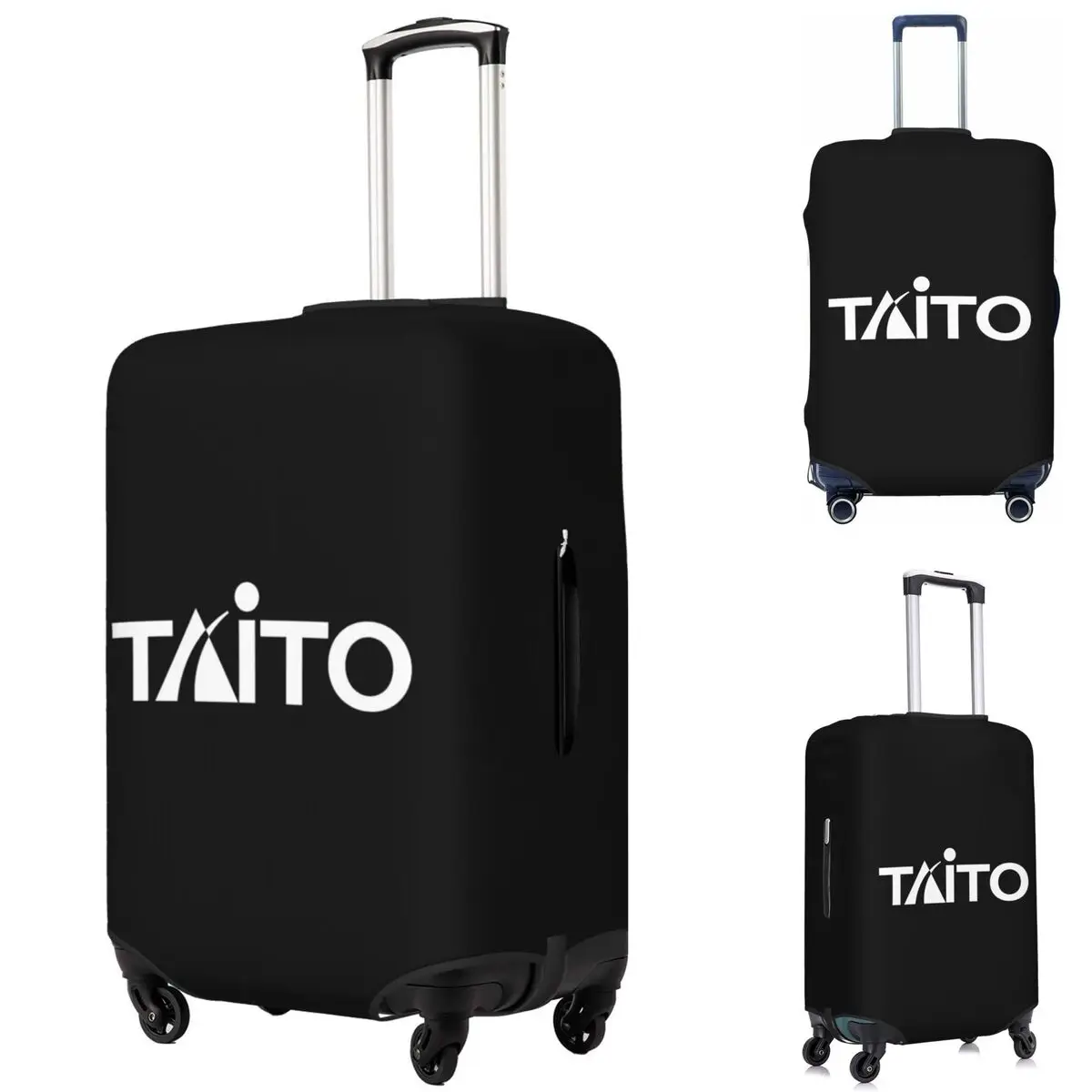 Фото Черный чехол Taito для чемодана Vewlix Arcad, защитные эластичные защитные чехлы для багажа для 18-32 дюймов №1