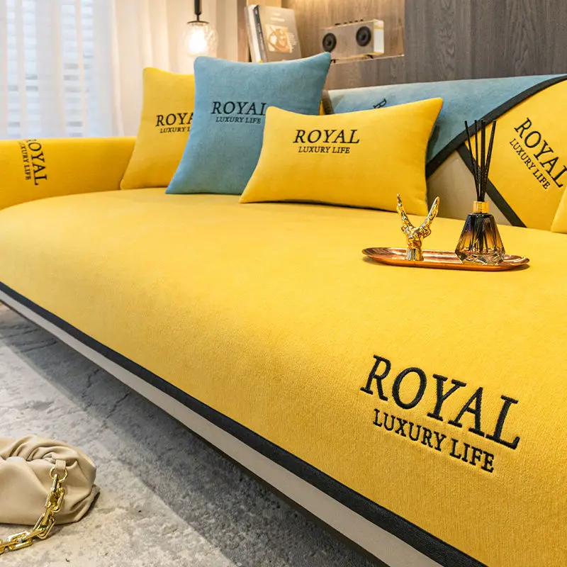 

Chenille Sofa Cushion 2022 New Four Seasons Available Non-Slip Sofa Cushion Sofa Cover High-End Sofa Cushion