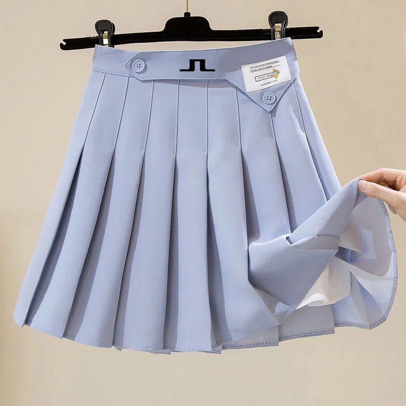 

High Quality NEW Women Golf Skirt with Safety Breathable Sports Fitness Tennis Skirts J Lindeberg Golf Wear Ladies Golf Shorts