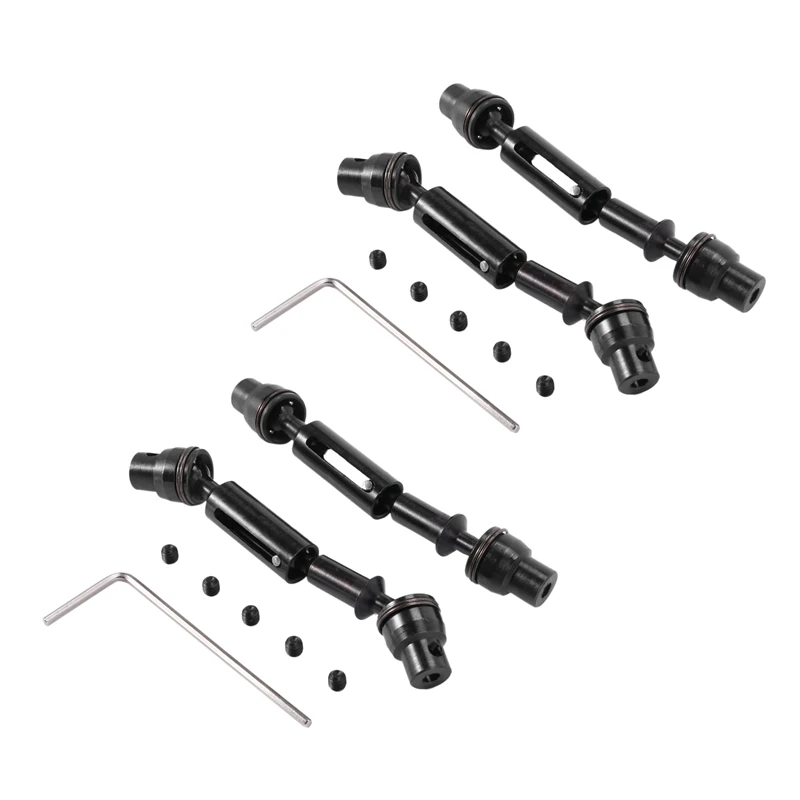 

4X Metal Front Rear Drive Shaft For 1/16 WPL B36 B16 C1 C14 C24 B24 Henglong Truck RC Car Spare Parts
