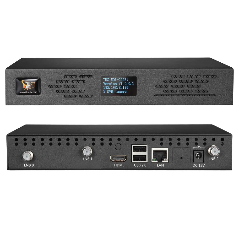 Фото TBS2903 MOI Plus 3 X DVB-S2/S IP-шлюз/мини-сервер для передачи бесплатных спутниковых ТВ-каналов в IP-потоки №2