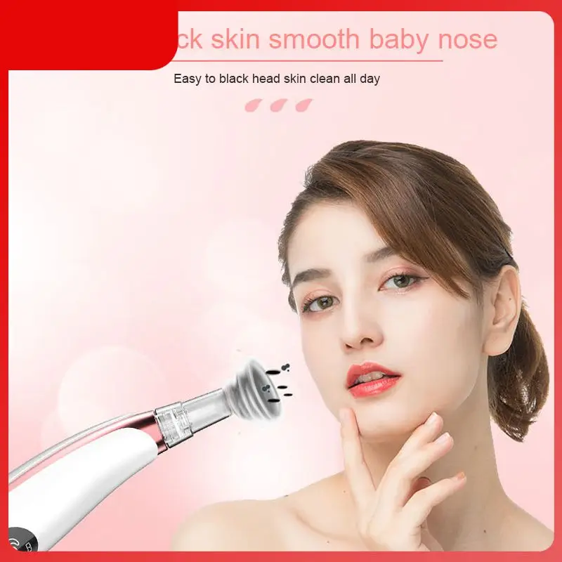 

Electric Blackhead Remover Face Skin Care Facial Pore Cleaner Machine Suction Acne Nose Black Spots Extractor Cleanser Tool