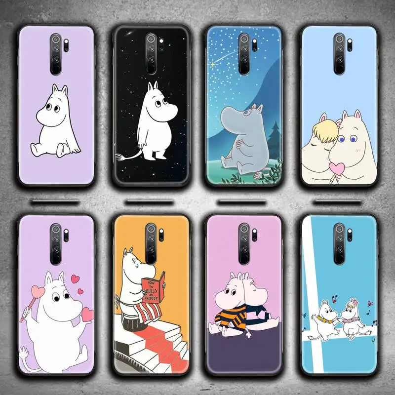 Чехол для телефона Redmi 9A 9 8A Note 11 10 8 8T Pro Max Design-Moomins K20 K30 K40 мультяшный хиппот - купить