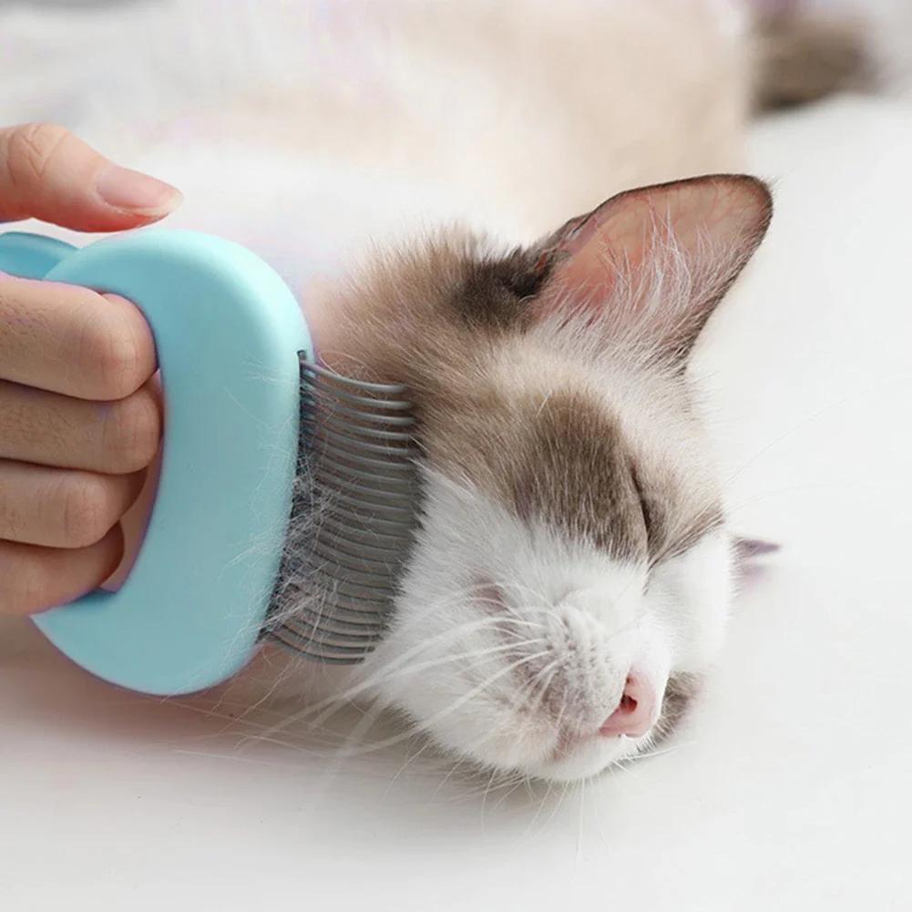 

Dog Cat Combs Hair Remover Brush Pet Grooming Tools Dog Massage Comb Brush Remove Loose Hairs Pet Cat Supplies