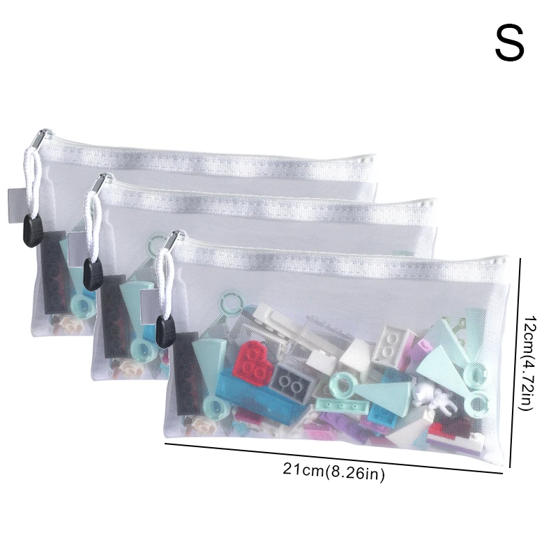 

Прозрачная сетчатая сумка для документов