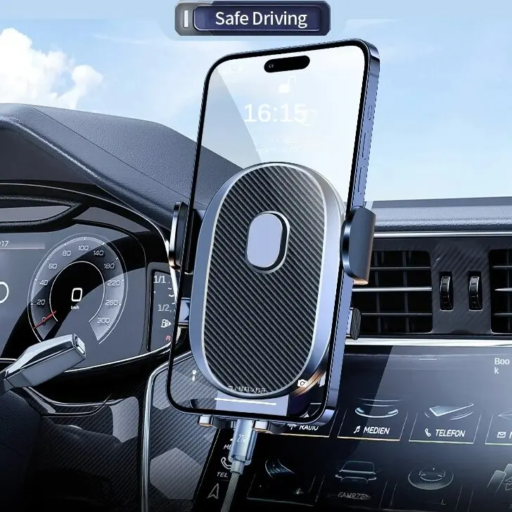 Держатель для телефона на приборную панель автомобиля складная универсальная