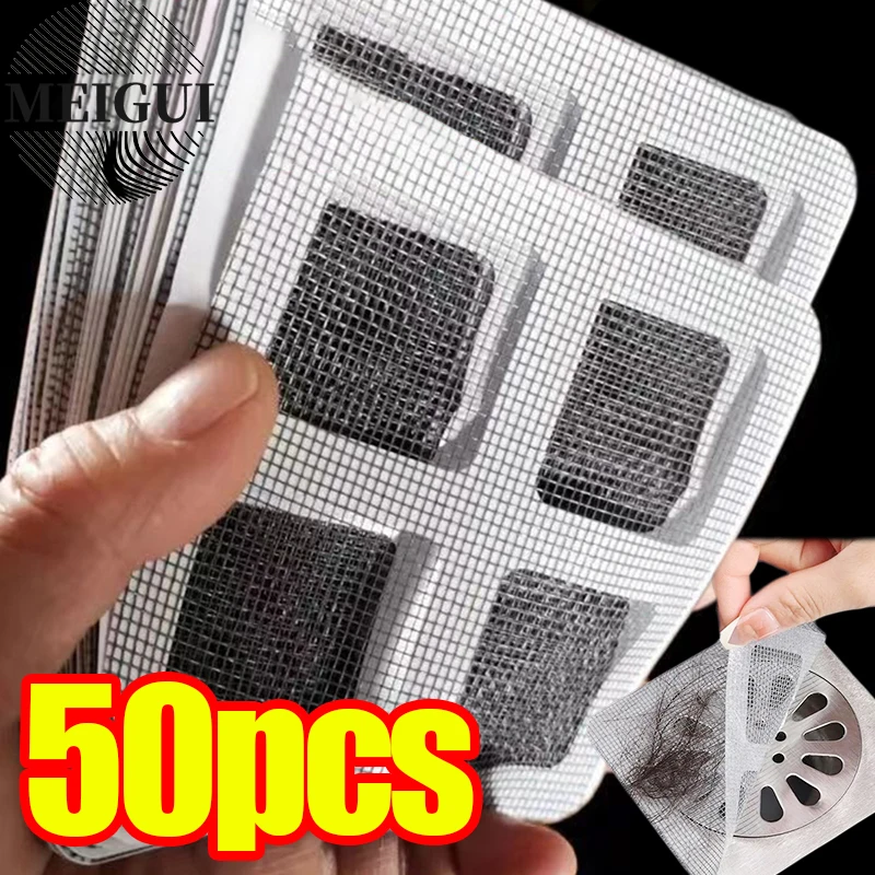 Attrape-Poils для Douche en Maille Couvertures de Vidange Filtre d'Évier Sol Autocollants Accessoire