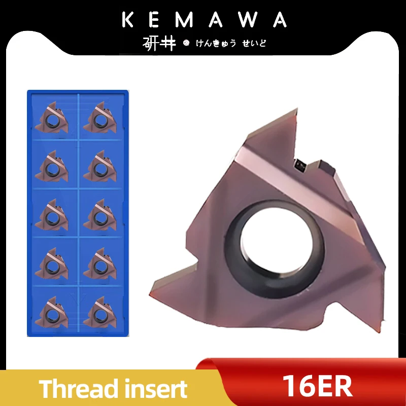 

KaKarot MMT16ER AG55 AG60 ISO100 ISO125 150 175 200 250 300 11W 14W VP15TF CNC thread milling cutter Carbide tool threaded inser