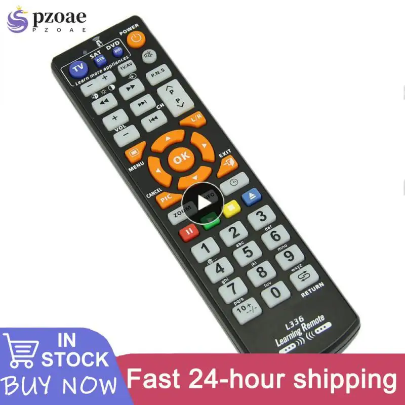 

Durable Tv Satellite Receiver Convenient Portable Tv Remote High Quality Multifunction Learning Remote Control Easy To Program
