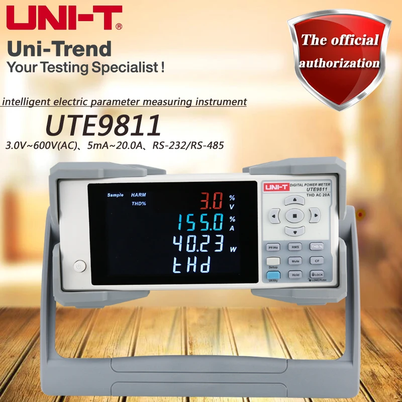 

UNI-T UTE9811 High-precision AC intelligent electric parameter measuring instrument/digital power meter/harmonic tester