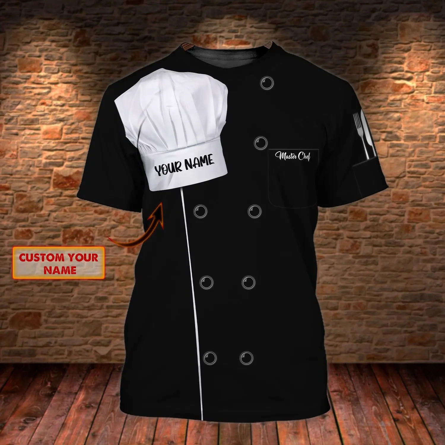 Лидер продаж 2022 модная футболка подарки шеф-повара Мужская Летняя Повседневная