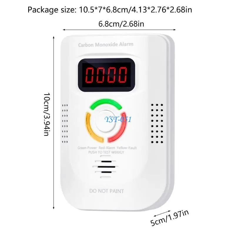 E15A Портативный тестер угарного газа с точными показаниями Essential CO Alarm Портативное устройство для путешествий и отдыха (art.: 3920db708ede6) - 3920db708ede6