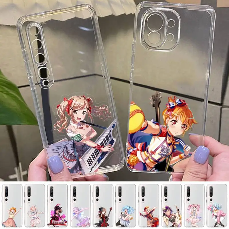 

MaiYaCa Bang Dream Phone Case For Redmi Note 5 7 8 9 10 A K20 pro max lite for Xiaomi 10pro 10T
