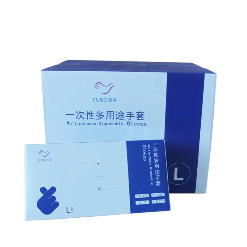 

Blue Domestic Labor Protection Latex Gloves Housework High-elastic Gloves Oil Stain-proof Latex Disposable Nitrile Gloves Gloves