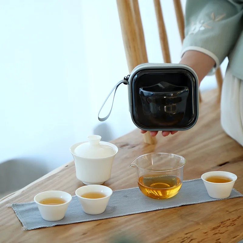 

Complete Vintage Tea Pot Set Tea Pot Set Gifts Premium Travel Tea Pot Set Portable Kung Fu Kitchen Theiere Chinese Teacup