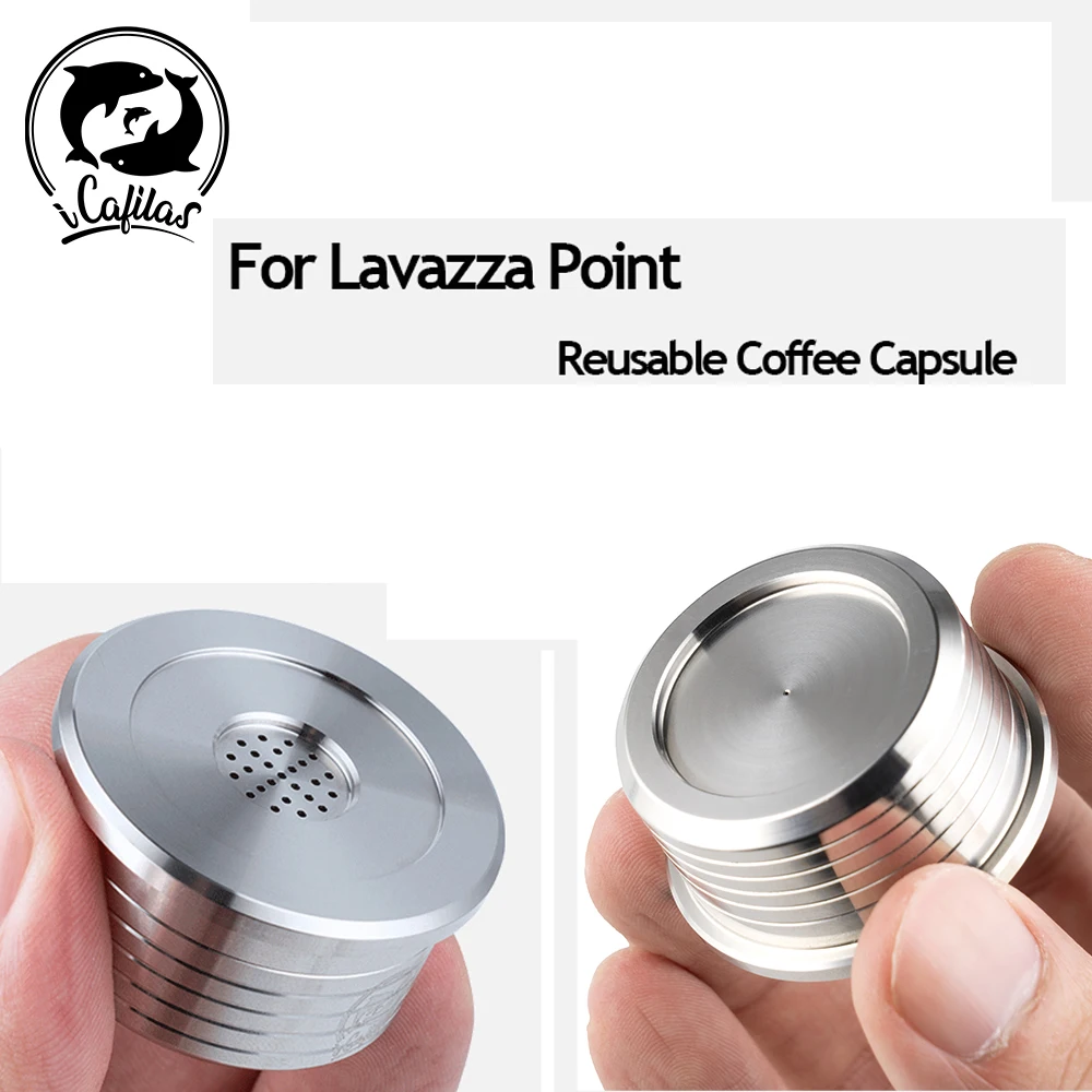 

Многоразовые кофейные капсулы ICAFILAS для кофейных капсул Lavazz-a point, кофейная корзина для приготовления кофе с фильтром, пивная машина для точки эспрессо