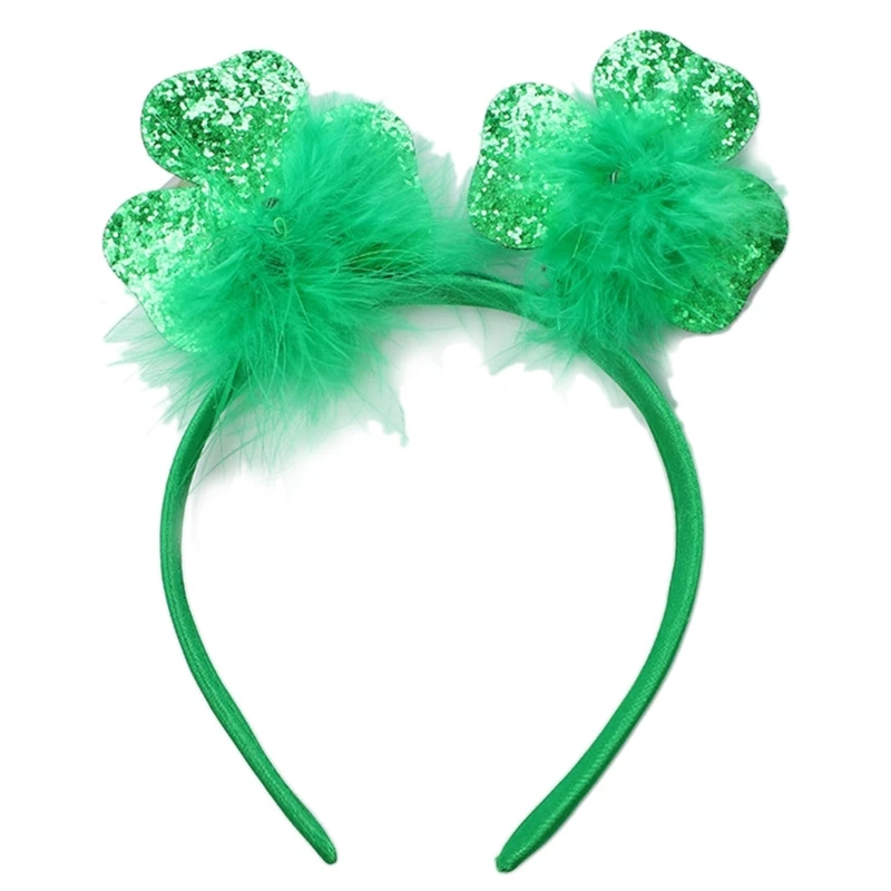 

Light Up Hair Hoop Clever Saint Patrick Светодиодная повязка на голову для вечеринок Luminous