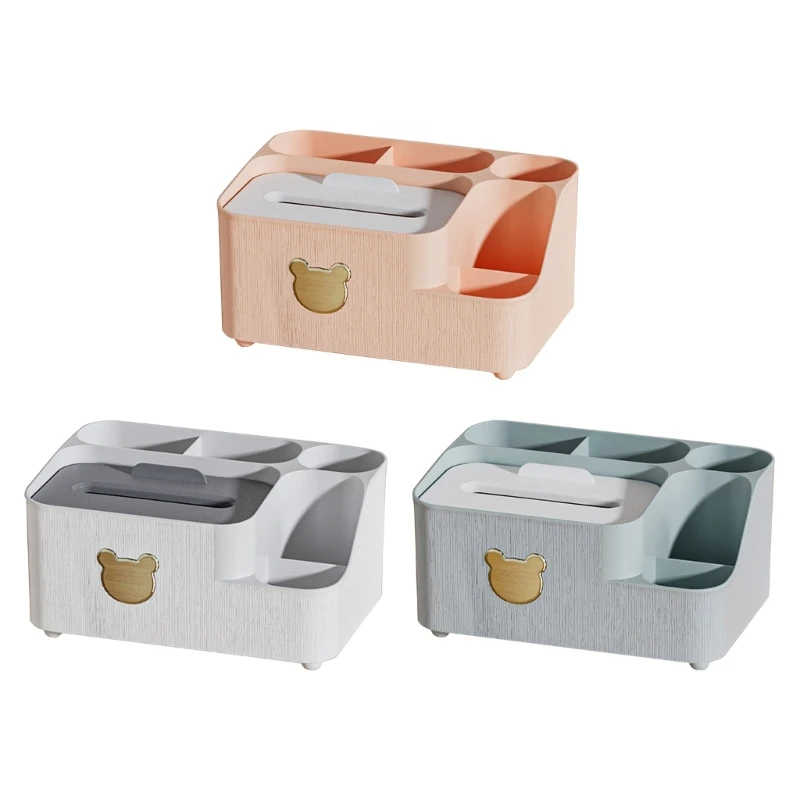 

Desktop Tissue Box Compartment Organization Dining Room Party Table Organizer